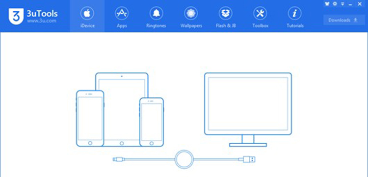 3uTools iPhoneをPCに接続