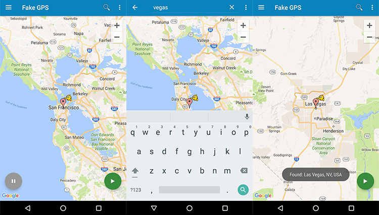 Fake GPS LocationでAndroidの位置情報を偽装