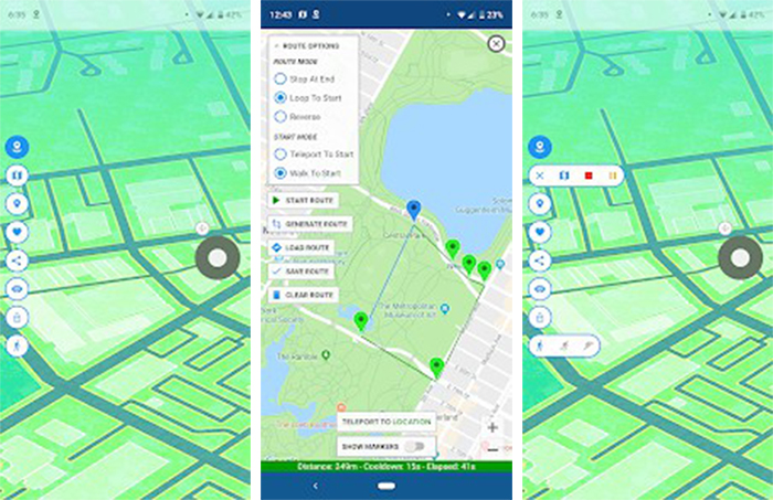 GPS JoyStick 位置情報ずらす