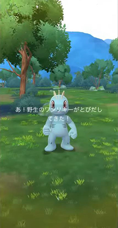 ポケモンgo ワンリキー 野生