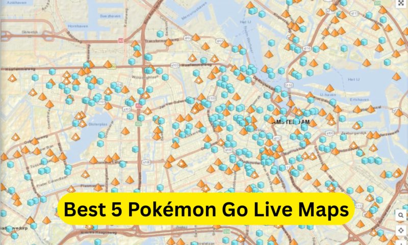 best 5 pokemon go live maps