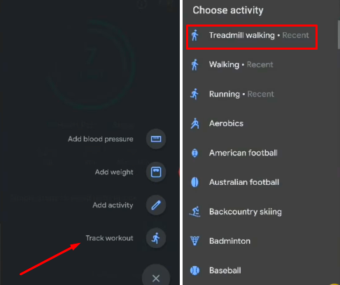 Choose Treadmill Walking