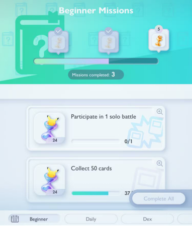 Complete Daily Missions