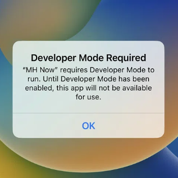 developer mode required