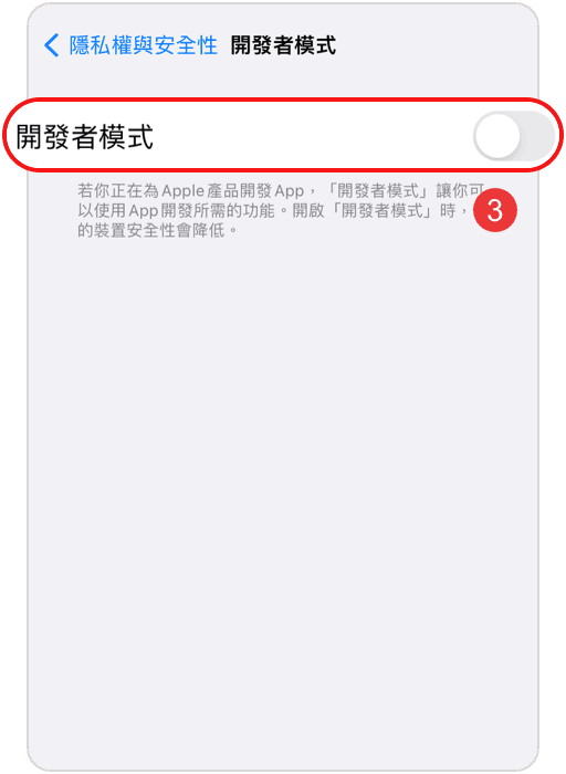 enable developer mode