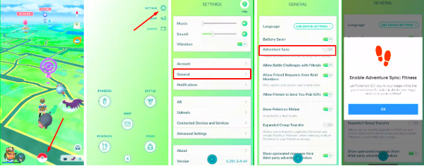 Ensure Adventure Sync Is Enabled