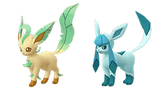 ポケモンGO リーフィア/グレイシア