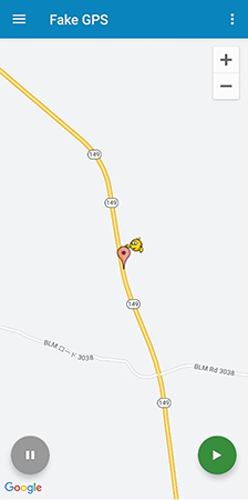 Fake GPS location 位置情報ずらす