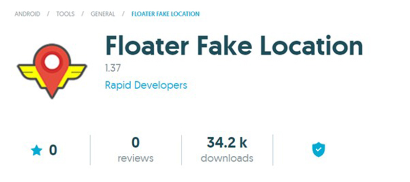 Android GPS偽装アプリ Floater