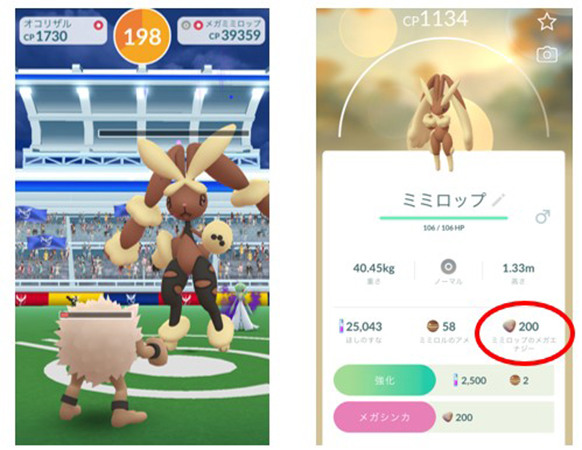 ポケモン go メガエナジー 200個