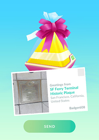 ポケモン goふしぎなアメ フレンドからのギフト