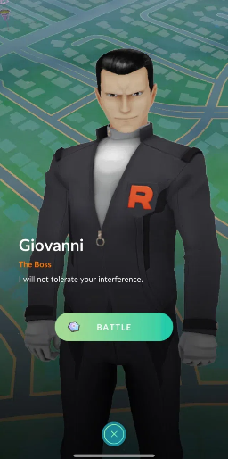 Giovanni in Pokémon GO