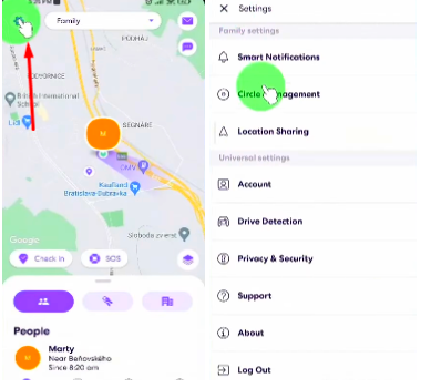 Go to Circle Management Life360