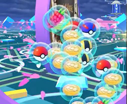 ポケモンgo おうごんポケストップ 道具