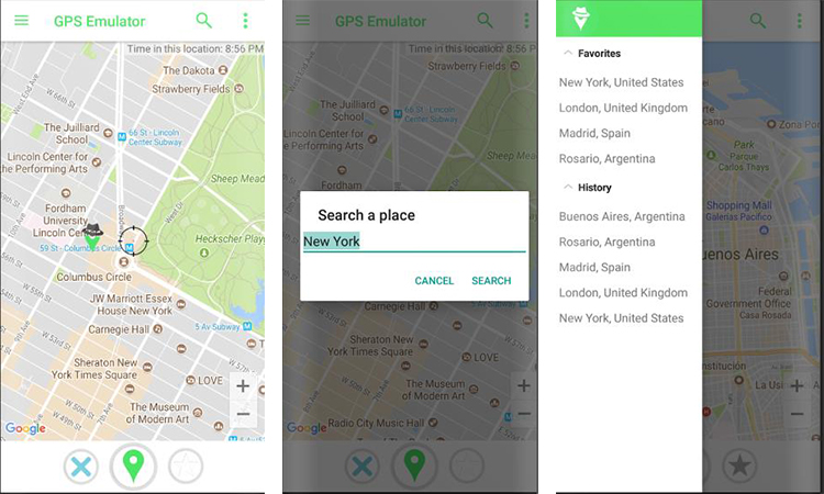 GPS Emulator モンハンNow 位置偽装