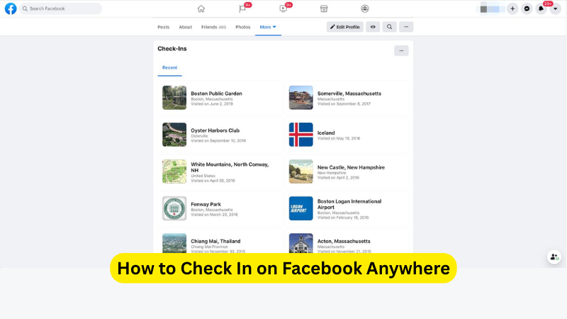 How to Check in on Facebook
