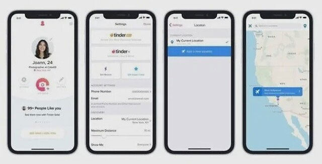 Tinder Passport改定位