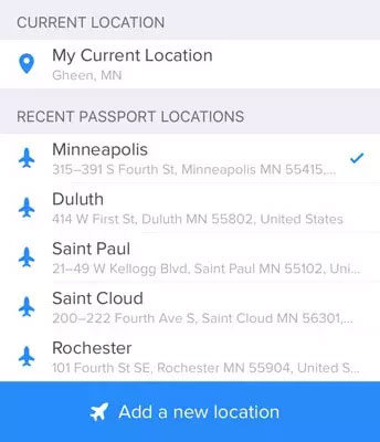 Tinder Passport改定位