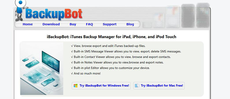 iPhone 位置情報偽装アプリ i backupBot