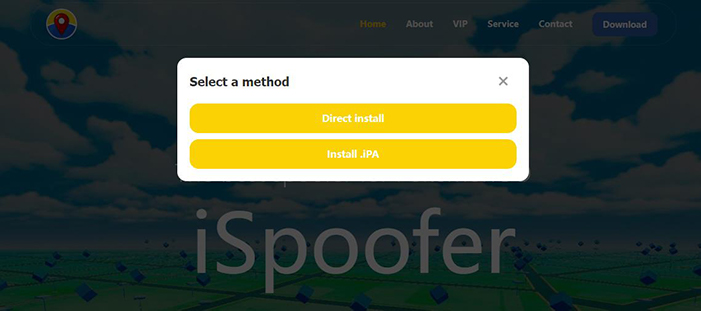 iSpoofer インストール