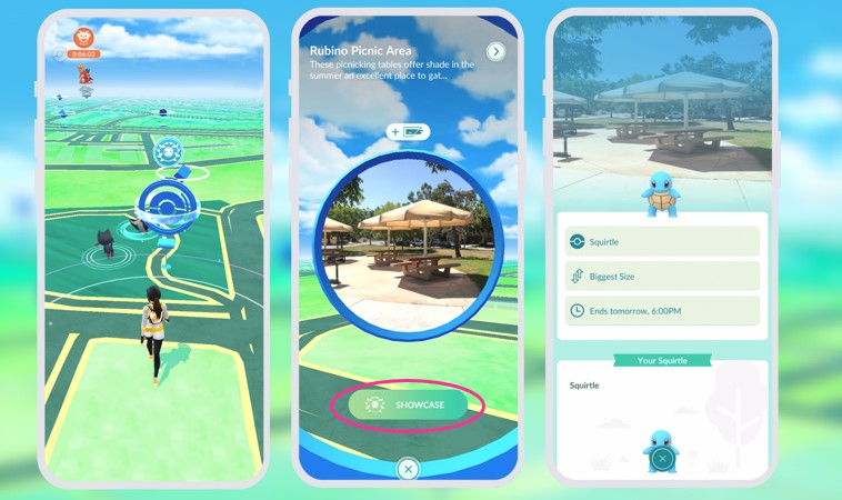 おひろめ 参加 対象のポケストップを訪れる