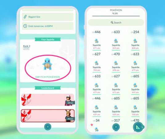 おひろめ 参加 対象のポケモンを捕まえる