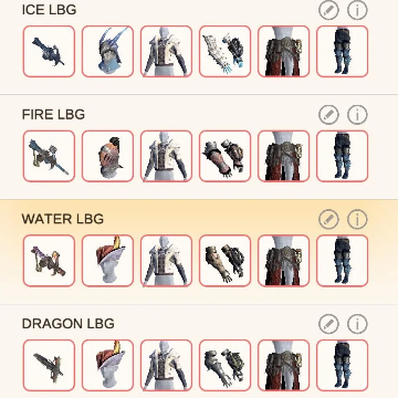 light bowgun build mhnow