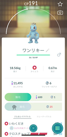 ポケモンGO ワンリキー