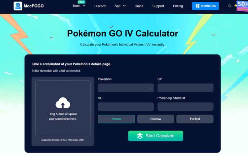 mocpogo iv calculator