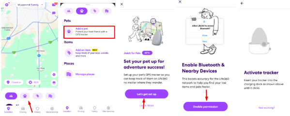Tap on Life360 Pet Tracker