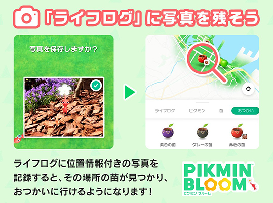 ピクミンブルーム ライフログ