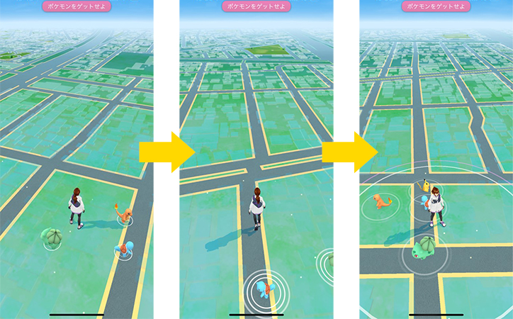 ポケモンGO 序盤でピカチュウをゲット