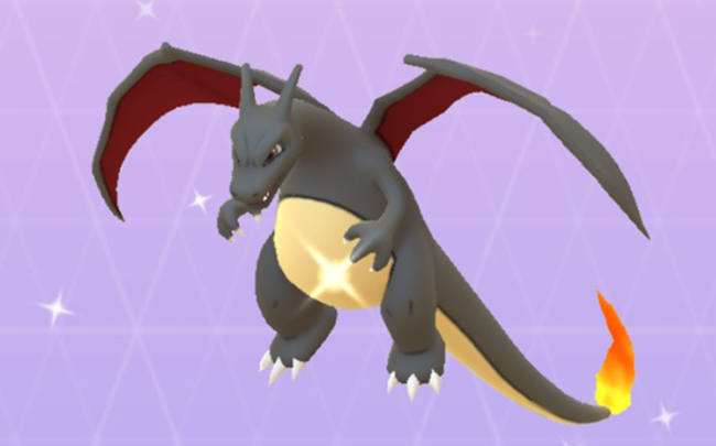 ポケモン go リザードンの色違い