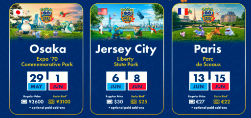 pokemon go fest locations 2025