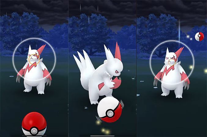 ポケモン go サークルを固定