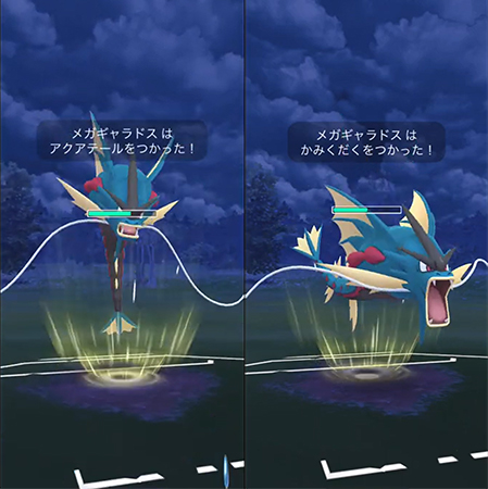 ポケモンgo メガギャラドス 技