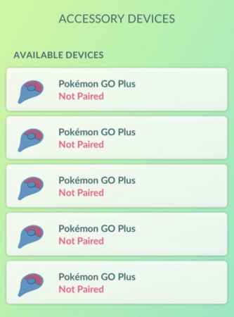 pokemon go plus not paired