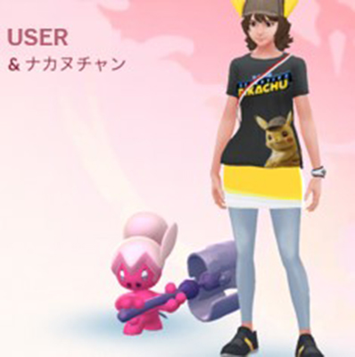 ポケモン go プロフィール画面 相棒ポケモン