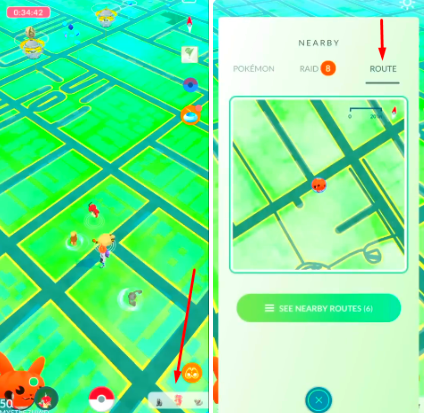Pokemon Go Routes Search Nearby Routes