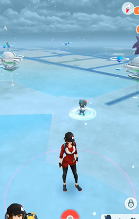 ポケモン go 天気 雪