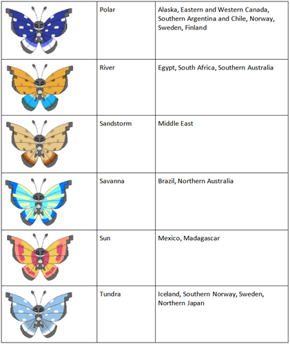 Pokemon Go Vivillon Map 3