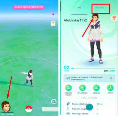 pokemongo find your trainer code