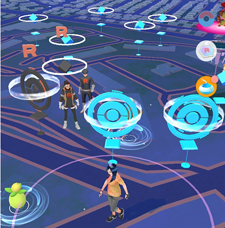 ポケモンGO ポケストップを回す