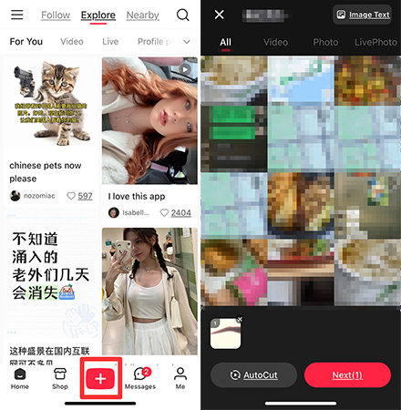 小紅書 ノート投稿