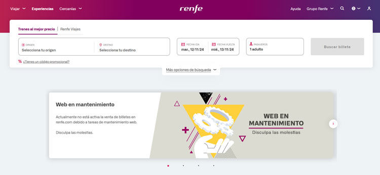Renfe官方網站