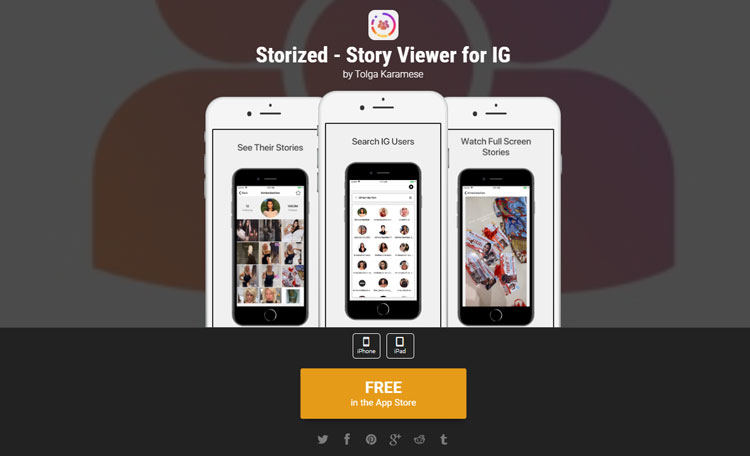 Storized匿名偷看IG限動