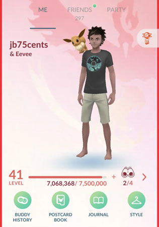 設定為夥伴伊布