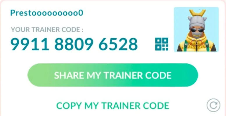 share my trainer code