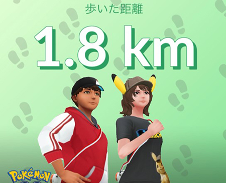 ポケモン go チームの成果をSNSにシェア