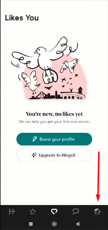 Tap on Your Profile Picture